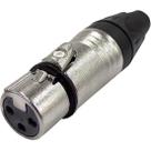 Conector Cannon Fêmea 3 Polos Metal Storm Pacote C/10 UN