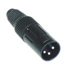 Conector canon macho csr q-103bk preto inteiro - pc / 5
