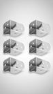 Conector Canto 4 Furos Metal Cromado Kit 8 un