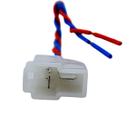 Conector Chicote 02 Vias Modelo Macho Bobina Injeção Titan 150cc