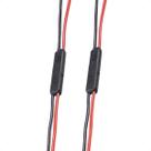 Conector Chicote 2 Vias Injetado Fio 4mm 2 Unidade