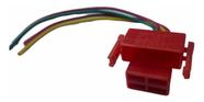 Conector chicote 4 pinos do rele de partida motos honda