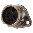 Conector Circular Fêmea 5 vias 5A Metaltex