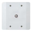 Conector Coaxial com Placa 4x4 Linha Milleniun MECTRONIC