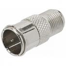 Conector Coaxial ''Femea'' Engate Rapido 1095 - Kit C/10
