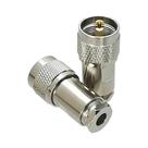 Conector Coaxial RF UHF PL259 Macho Para Terminais De Fio LMR400 RG8 RG5 RG6 RG8X LMR240 RG58 RG142
