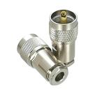 Conector Coaxial RF UHF PL259 Macho Para Terminais De Fio LMR400 RG8 RG5 RG6 RG8X LMR240 RG58 RG142