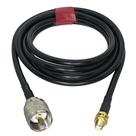 Conector Coaxial UHF PL259 Macho Para SMA Fêmea RG58 Jumper Pigtail De 6 Polegadas a 20M