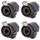 Conector Combo Xlr Fêmea Painel 3p Wc 330 Wireconex 04 Unidades