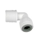 Conector Cotovelo Rosca Macho 1/2" - Mangueira 3/8" Conector Cotovelo Rosca Macho 1/2" - Mangueira 3/8"