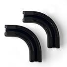 Conector Curtain Track Bending Connector MakeFeile 90 Black, pacote com 2