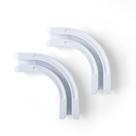 Conector Curtain Track Bending Connector MakeFeile 90 White, pacote com 2