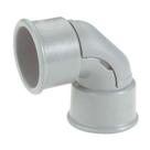 Conector Curvo Plastibox C 1 para Eletrodutos Janela de Inspeção Cinza Tramontina
