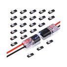 Conector De 2 Pinos E 2 Vias Para Fita De LED, De Baixa Tensão, Com Fio Duplo, 10, 25, 50 Peças Conector De 2 Pinos E 2 Vias Para Fita De LED, De Baixa Tensão, Com Fio Duplo, 10, 25, 50 Peças