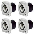 Conector De Ac-out Painel Wc 1833 Out P Gy Pgy Azul Wireconex 04 Unidades Conector De Ac-out Painel Wc 1833 Out P Gy Pgy Azul Wireconex 04 Unidades