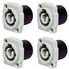 Conector De Ac-out Painel Wc 1833 Out P Gy Pgy Azul Wireconex 04 Unidades Conector De Ac-out Painel Wc 1833 Out P Gy Pgy Azul Wireconex 04 Unidades