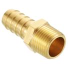 Conector de adaptador de conexões de mangueira de latão 1/2 mangueira para 3/8 NPT macho, pacote com 8