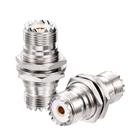 Conector de anteparo Superbat SO-239 UHF fêmea para fêmea, 2 unidades