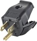 Conector de aterramento Leviton 3W101-E 2 pólos e 3 fios preto