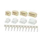Conector De Bloqueio De 1,25mm, Soquete De Pino, Terminal Vertical Horizontal JST, Conjuntos De 2-8