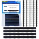 Conector de cabeçalhos de pinos EGSCST 2,54 mm 40 pinos macho/fêmea x50