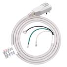 Conector de cabo de alimentação ELEGRP L22615 240V 15A 3600W 14AWG UL 7,5 pés