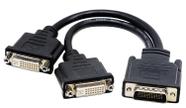 Conector de cabo divisor DMS-59 para DVI ZdycGtime 25cm