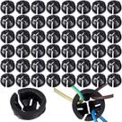 Conector de cabo Saysurey 3/8" de nylon de encaixe, 100 peças Conector de cabo Saysurey 3/8" de nylon de encaixe, 100 peças
