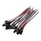 Conector de Cabo SM Macho e Fêmea para Fita LED - 3 Pinos (WS2812B, WS2812, WS2811)