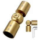 Conector de canto de haste de cortina de janela LISTENJIALE Gold