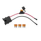 Conector de chicote elétrico SEFEPODER 12V com fusível 12 AWG