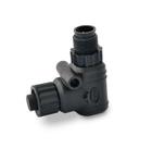 Conector de cotovelo NMEA 2000 90 Ancor 270108 pequeno preto