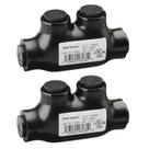 Conector de emenda isolado WENGART Black, pacote com 2 a 14 AWG