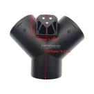Conector De Exaustão Em Y Para Duto De Ar De Aquecedor De Carro 60/75mm Com Válvula Reguladora Para