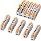 Conector de fio GKEEMARS SPL-1 1 condutor 24-12 AWG 50 unidades