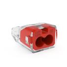 Conector de fio IDEAL Electrical In-sure Push-in de 2 portas vermelho