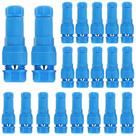 Conector de fios JAMHER, pacote com 20 unidades, impermeável, para fios calibre 12-20 Conector de fios JAMHER, pacote com 20 unidades, impermeável, para fios calibre 12-20