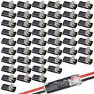Conector de fios Starfa Lab 2 pinos com trava rápida, 50 unidades Conector de fios Starfa Lab 2 pinos com trava rápida, 50 unidades