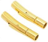 Conector de joias Snap Lock com extremidades de cabo de aço inoxidável Conector de joias Snap Lock com extremidades de cabo de aço inoxidável