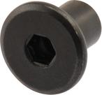 Conector de Junta com Porca de Óxido Preto 1/4"-20 Conector de Junta com Porca de Óxido Preto 1/4"-20