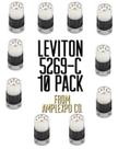 Conector de lâmina reta de nível industrial Leviton 161-05269-00C 15A 125V