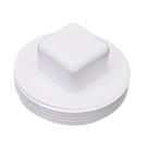 Conector de limpeza de PVC NDS, conexão MPT de 3", branco