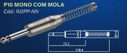 Conector de Linha p10 Mono Com Mola niquelado Roxtone RJ2PP-NN