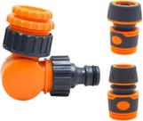 Conector De Mangueira De Jardim De 1/2 Polegada Com Adaptador De Torneira De Engate Rápido Para