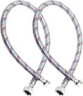 Conector de mangueira de torneira PLUMBINGMASTER 16" em aço inoxidável trançado