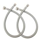 Conector de Mangueira para Torneira PROCURU 41 cm, Kit com 2, Aço Inoxidável Conector de Mangueira para Torneira PROCURU 41 cm, Kit com 2, Aço Inoxidável