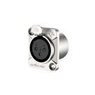 Conector de Painel XLR Fêmea 3 Polos RX3FD-NT Roxtone