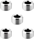Conector de plugue de tubo esculpido em aço inoxidável requintadamente 3/4 NPT