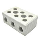 Conector de Porcelana 16mm 3 Polos 50A 600V