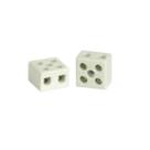 Conector de Porcelana Bipolar 10 Mm 50 Un Foxlux